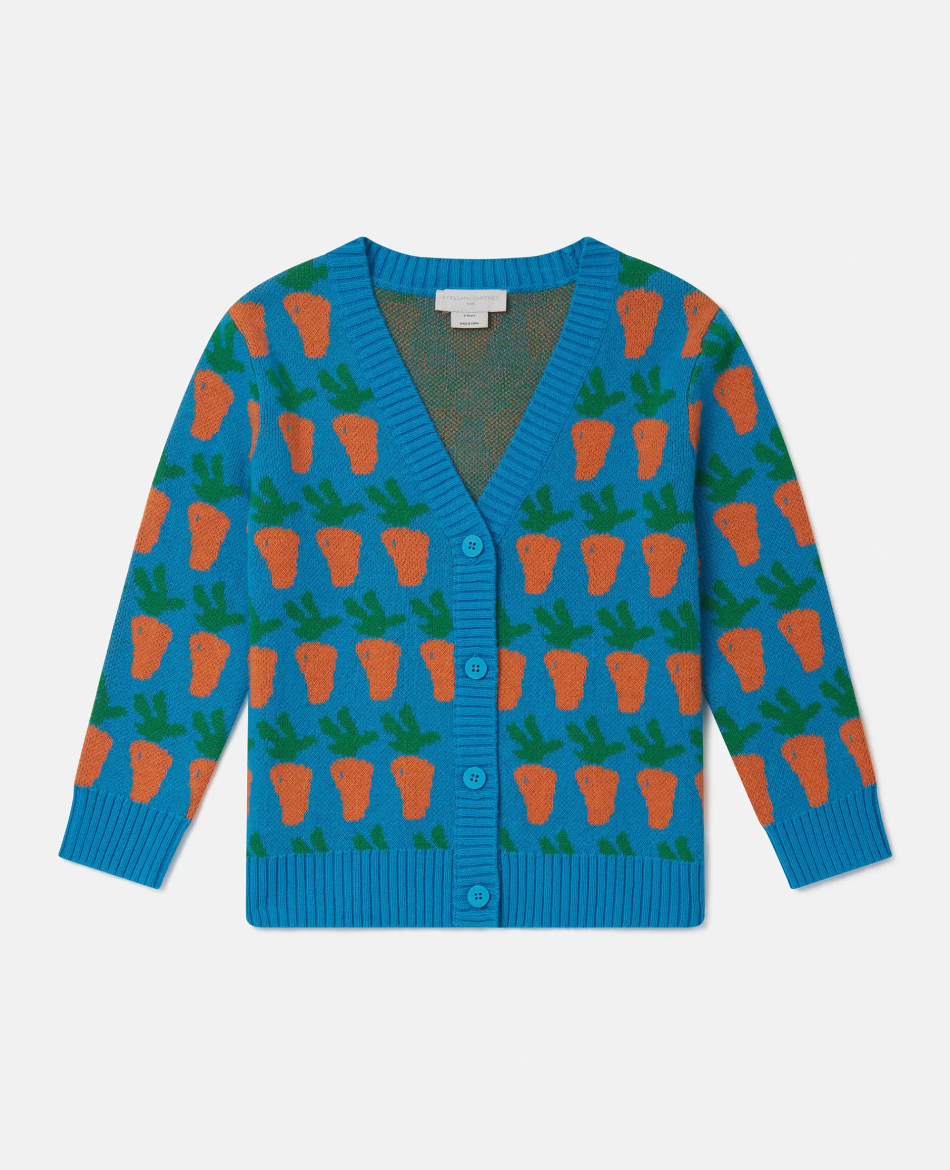 Hot Carrot Graphic Knitted Cardigan Kids/BOY Sweaters & Cardigans | T-shirts And Sweatshirt