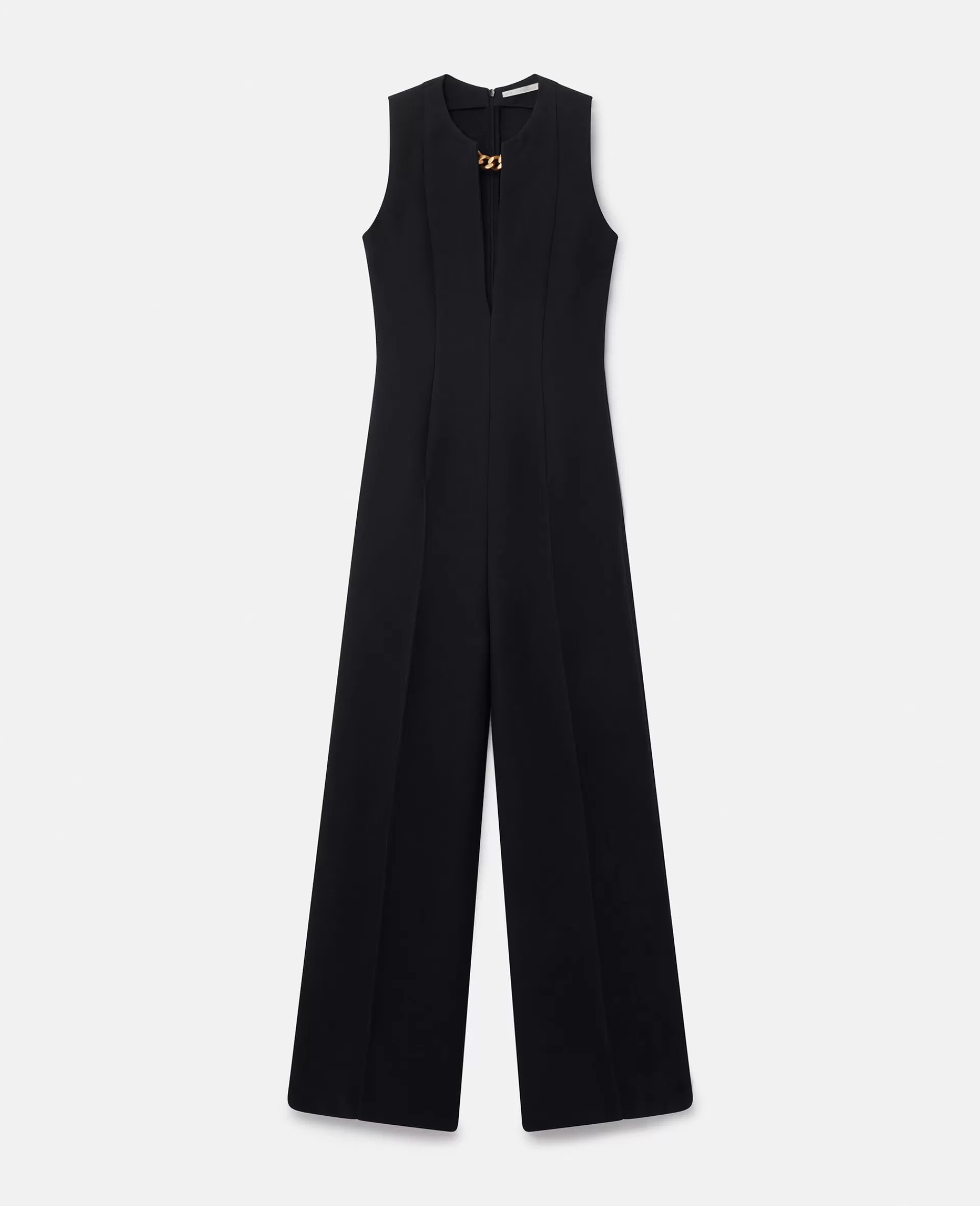 Cheap Chain-Embellished Open-Back Jumpsuit Women Dresses | Jumpsuits