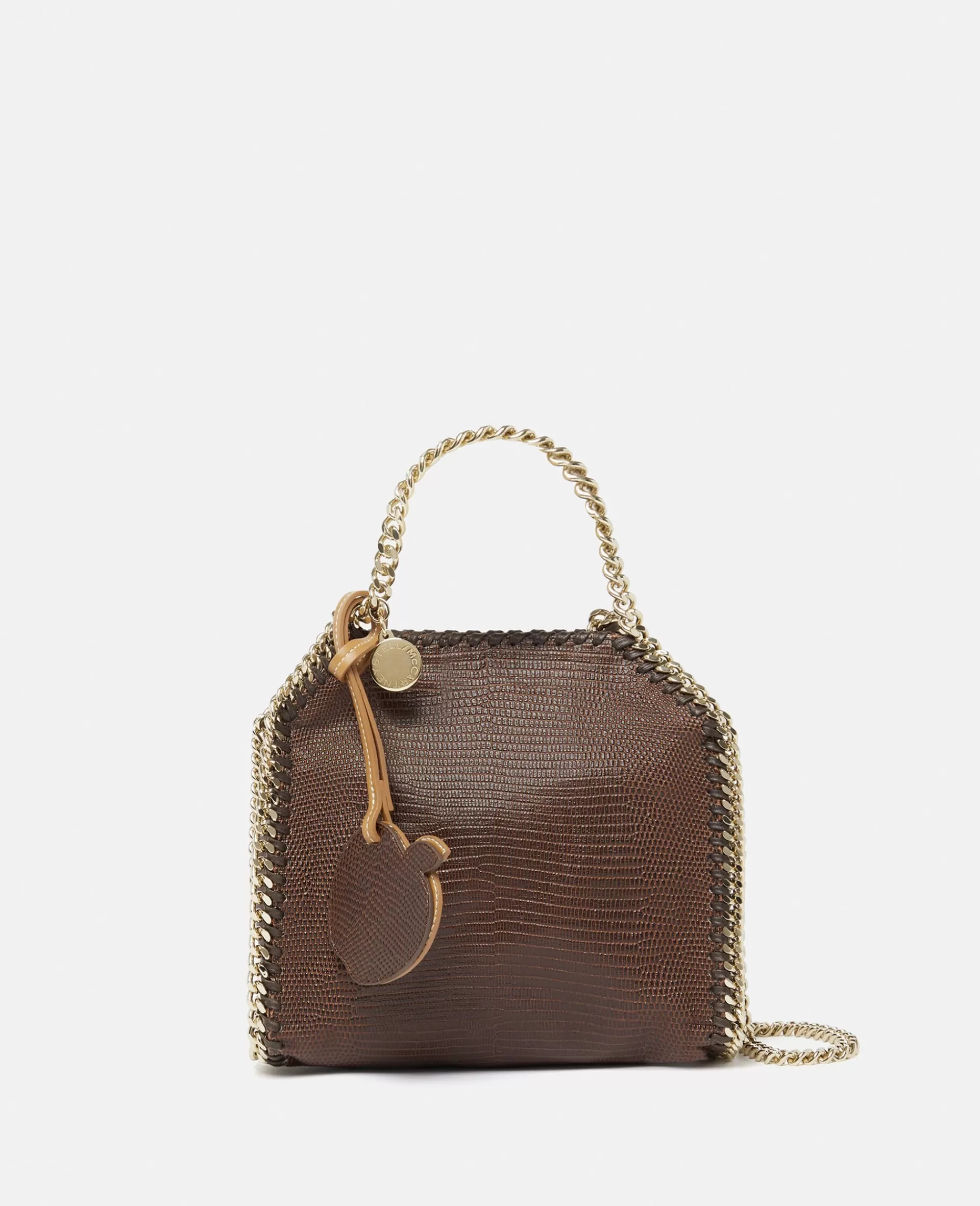 Shop Falabella Scale-Embossed Tiny Tote Bag Women Shoulder Bags | Stella Icons