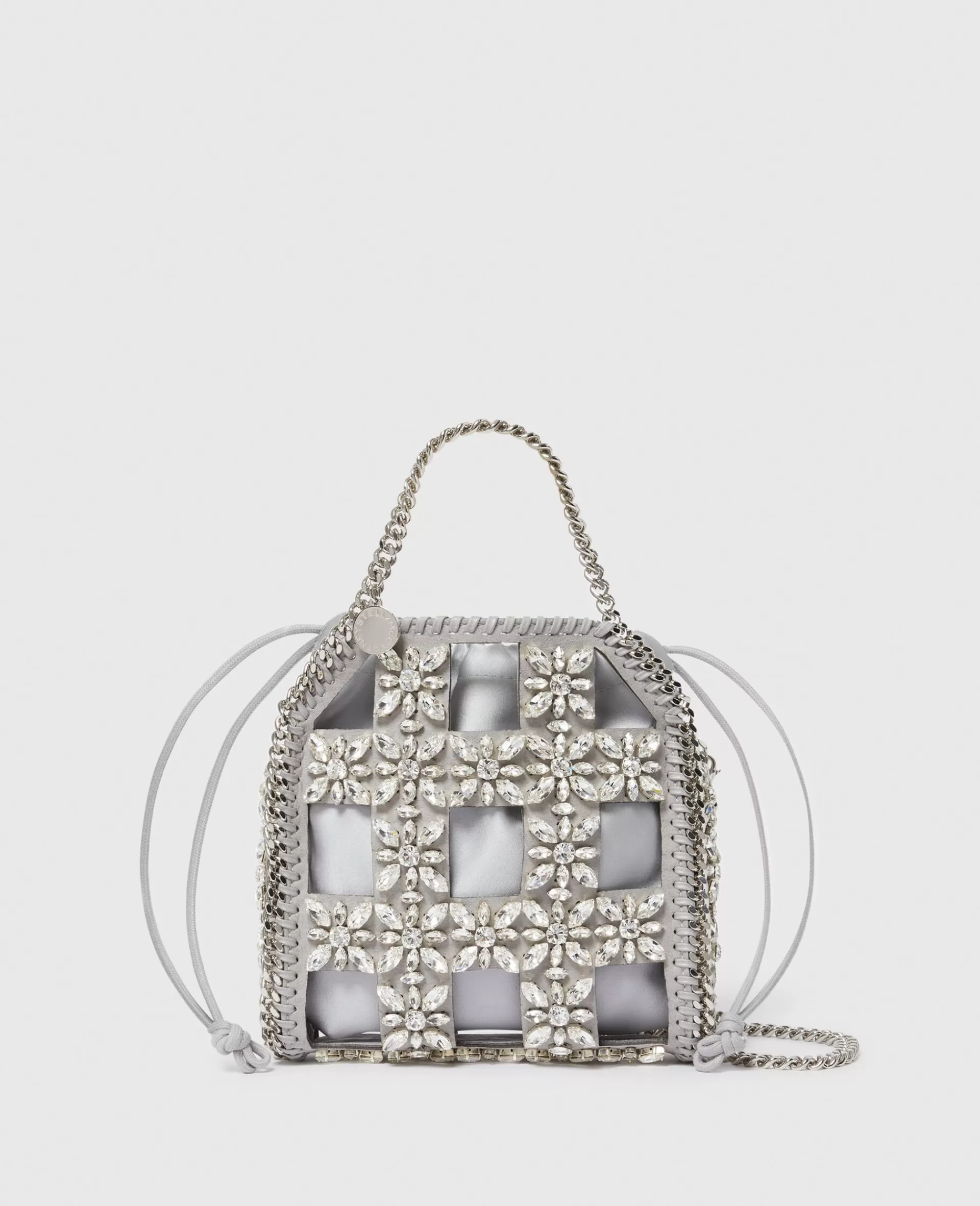 Sale Falabella Tiny Crystal Cage Tote Bag Women Iconic Falabella | The Iconic Falabella