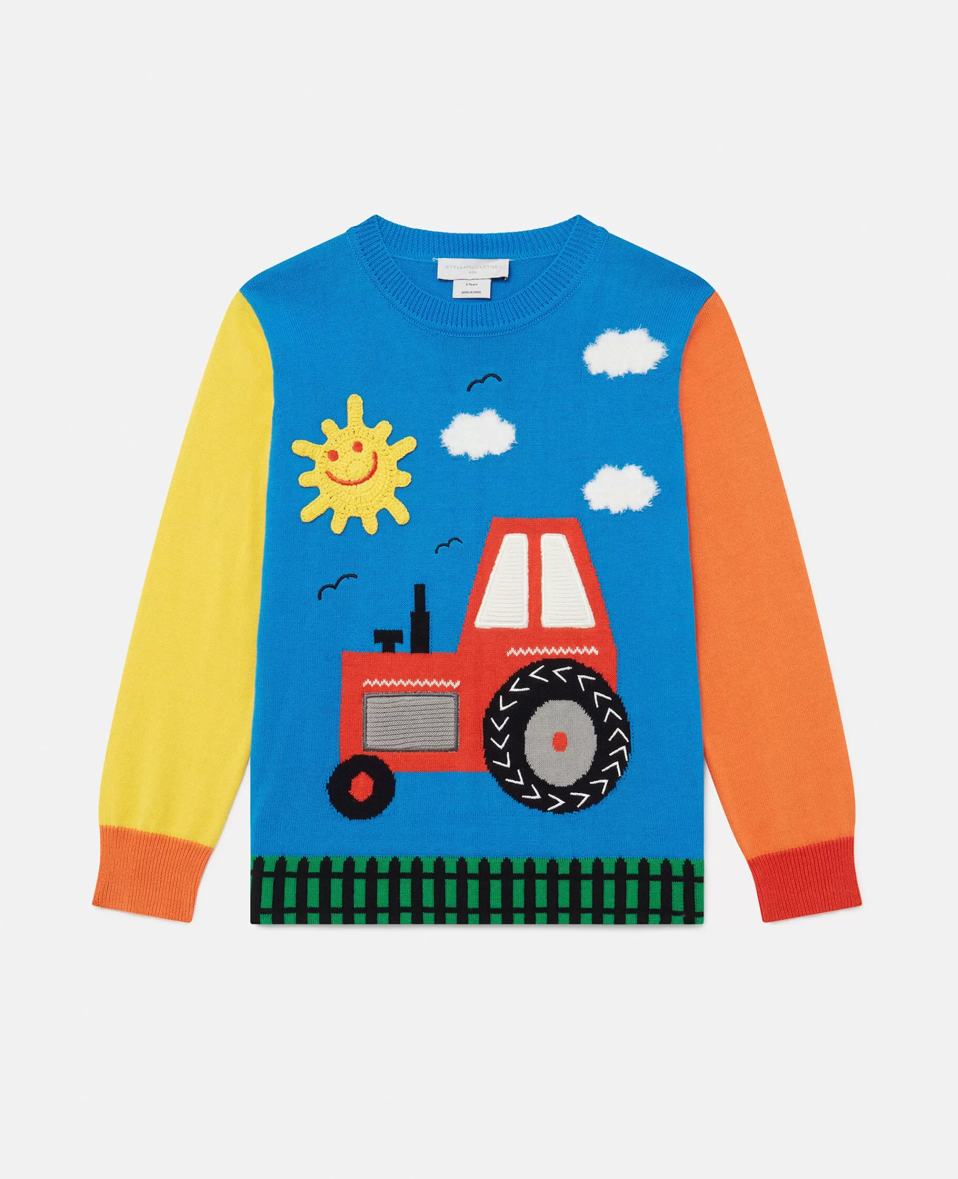 New Farmyard Appliqué Knitted Sweater Kids/BOY Sweaters & Cardigans | T-shirts And Sweatshirt