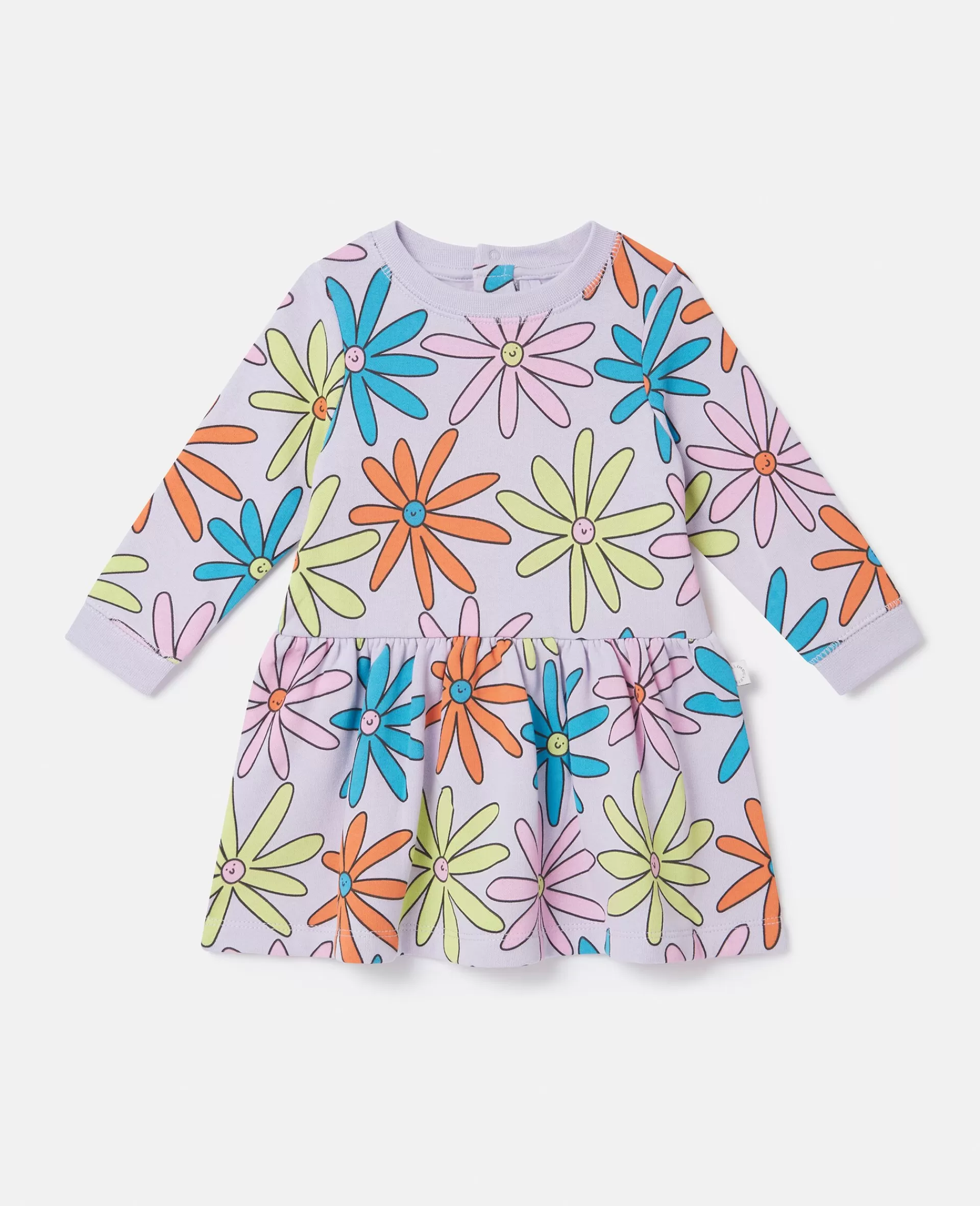 Best Flower Print Long-Sleeve Dress Kids Dresses & Jumpsuits | Baby Girls