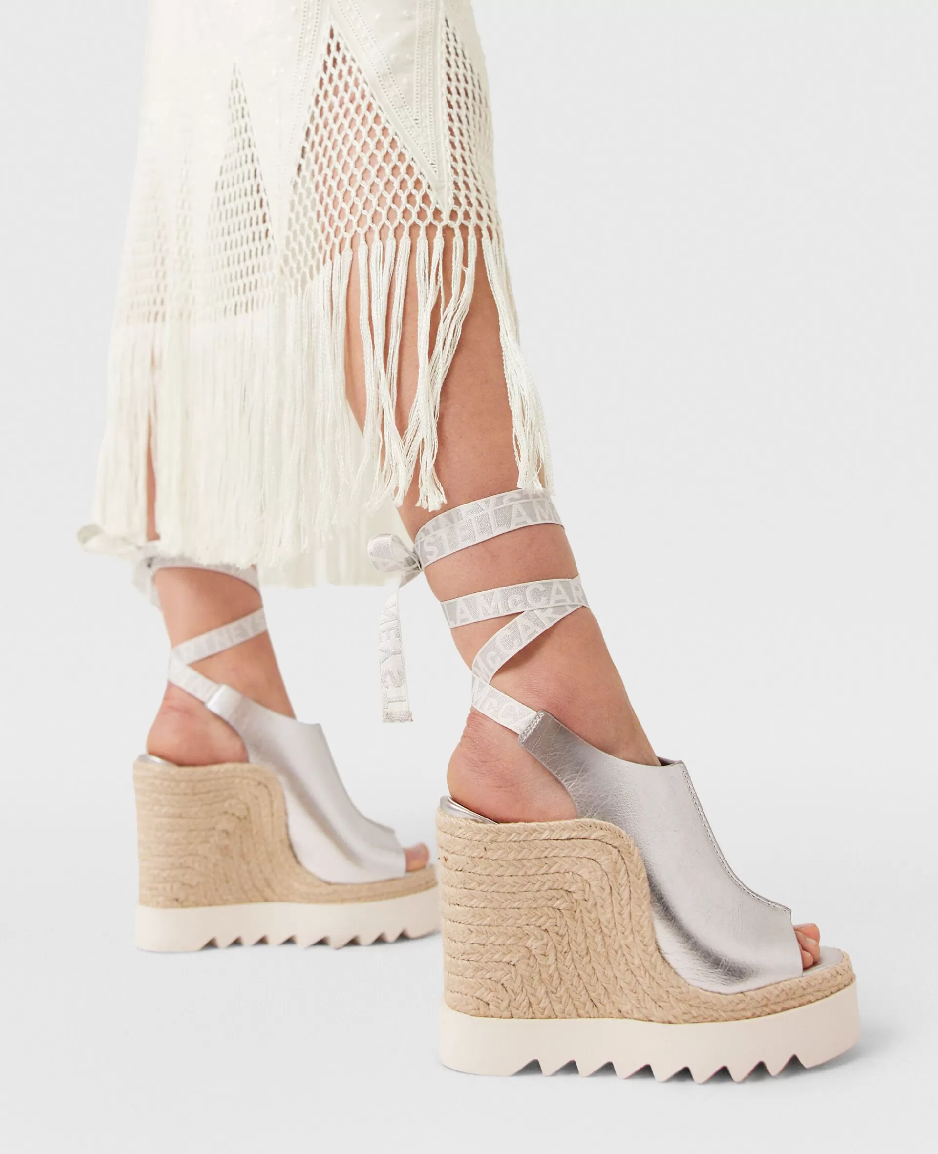 Online Gaia Metallic Heeled Espadrilles Women Espadrilles | Espadrilles