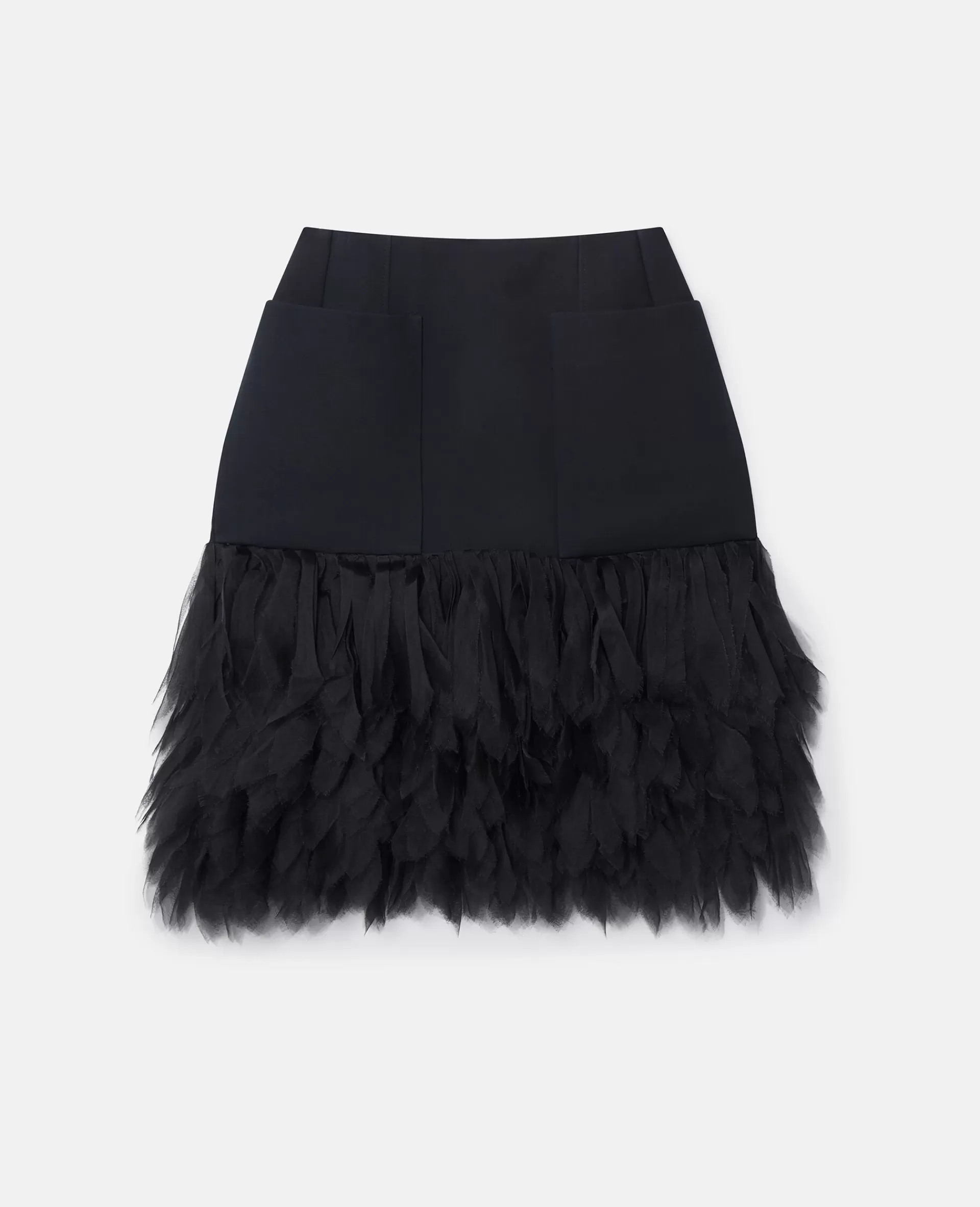 Store High-Rise Feather Midi Skirt Women Skirts