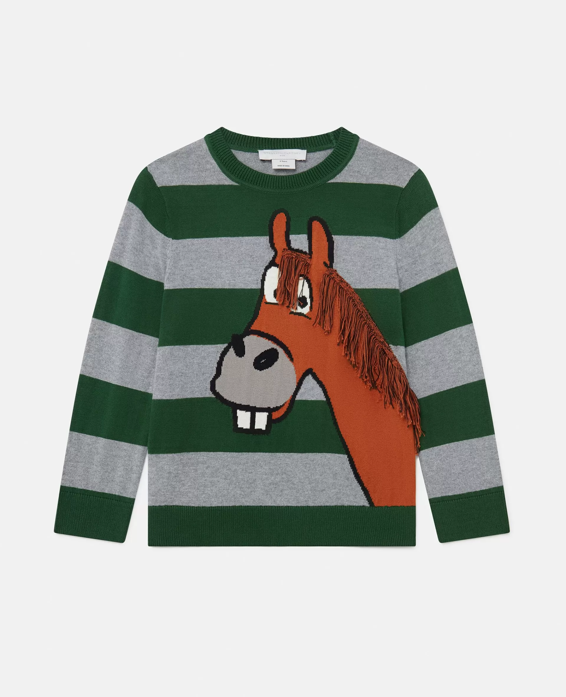 Best Sale Horse Graphic Fringed Sweater Kids/BOY Sweaters & Cardigans | T-shirts And Sweatshirt