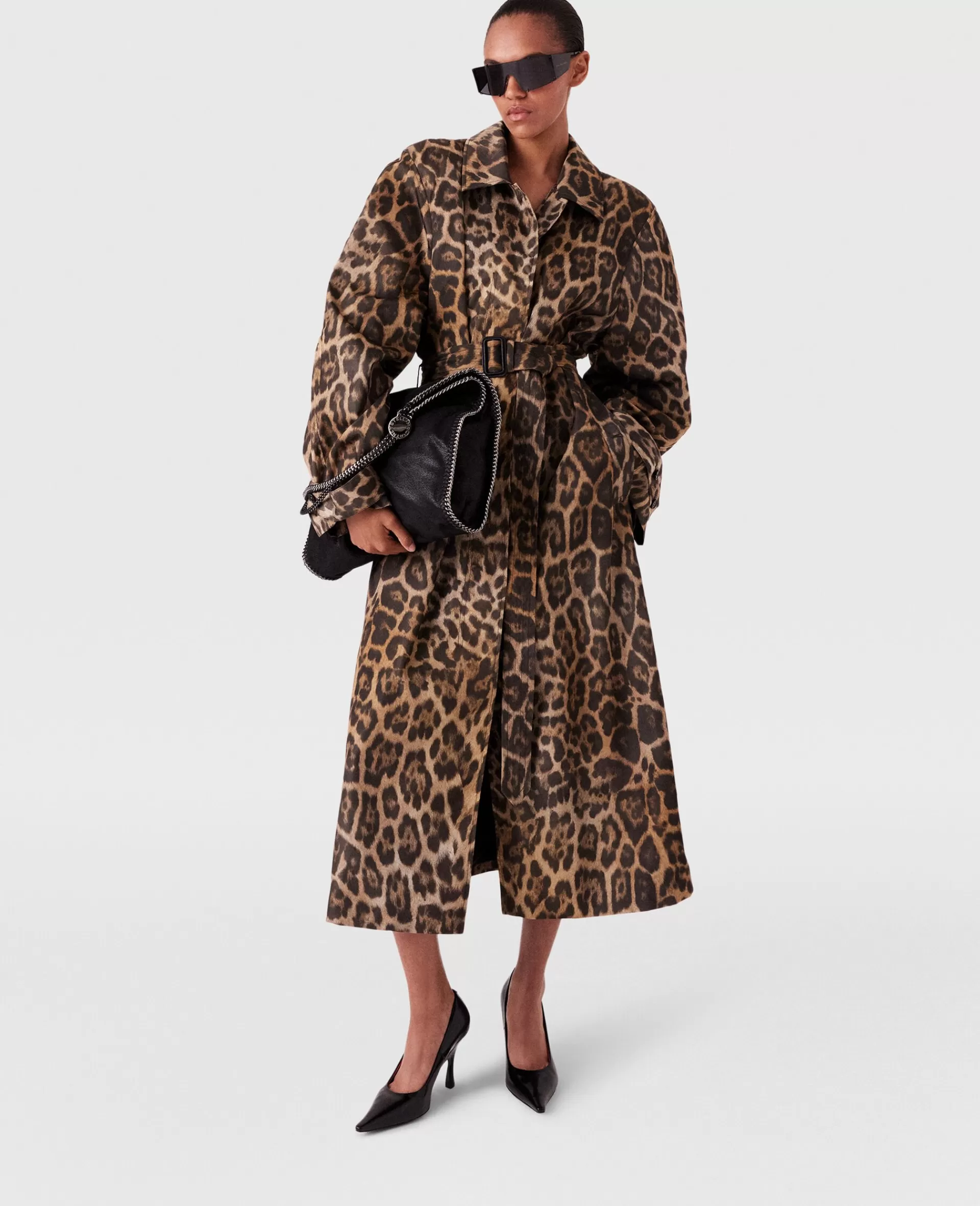 Best Leopard Belted Trench Coat Women Coats And Jackets