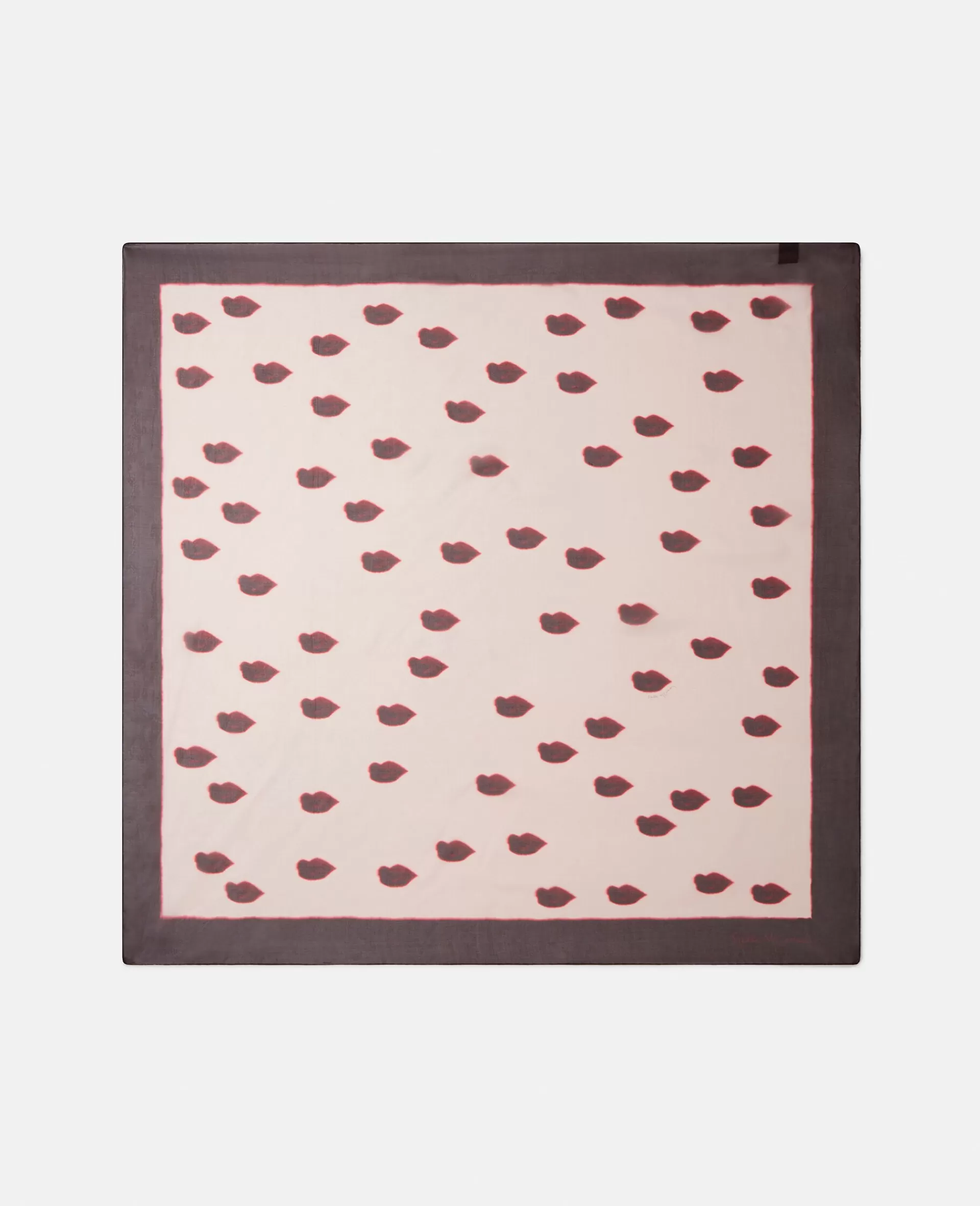 Store Lips Print Square Scarf Hats And Scarves