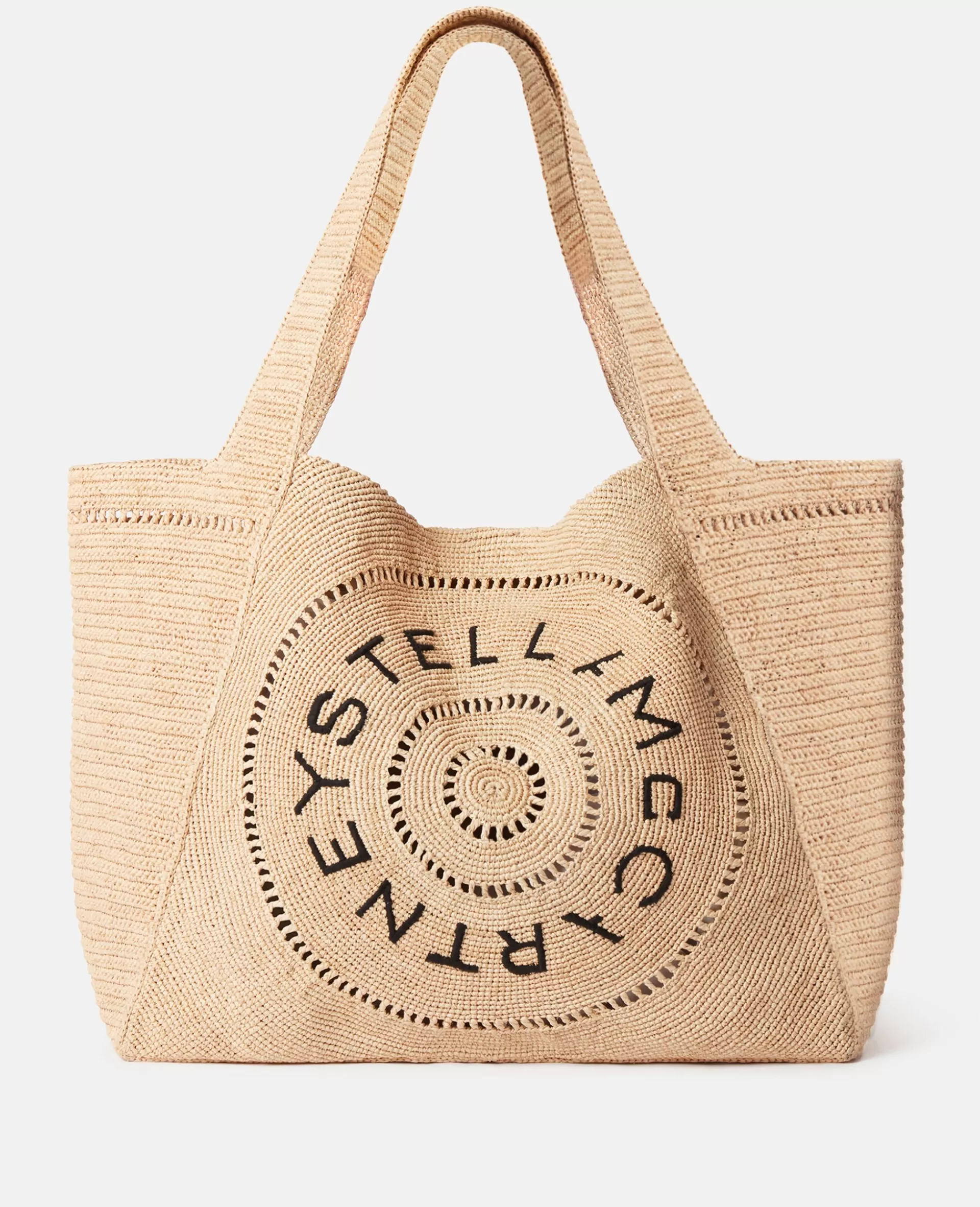 Shop Logo Raffia Large Tote Bag Women Shoulder Bags | Logo Bag