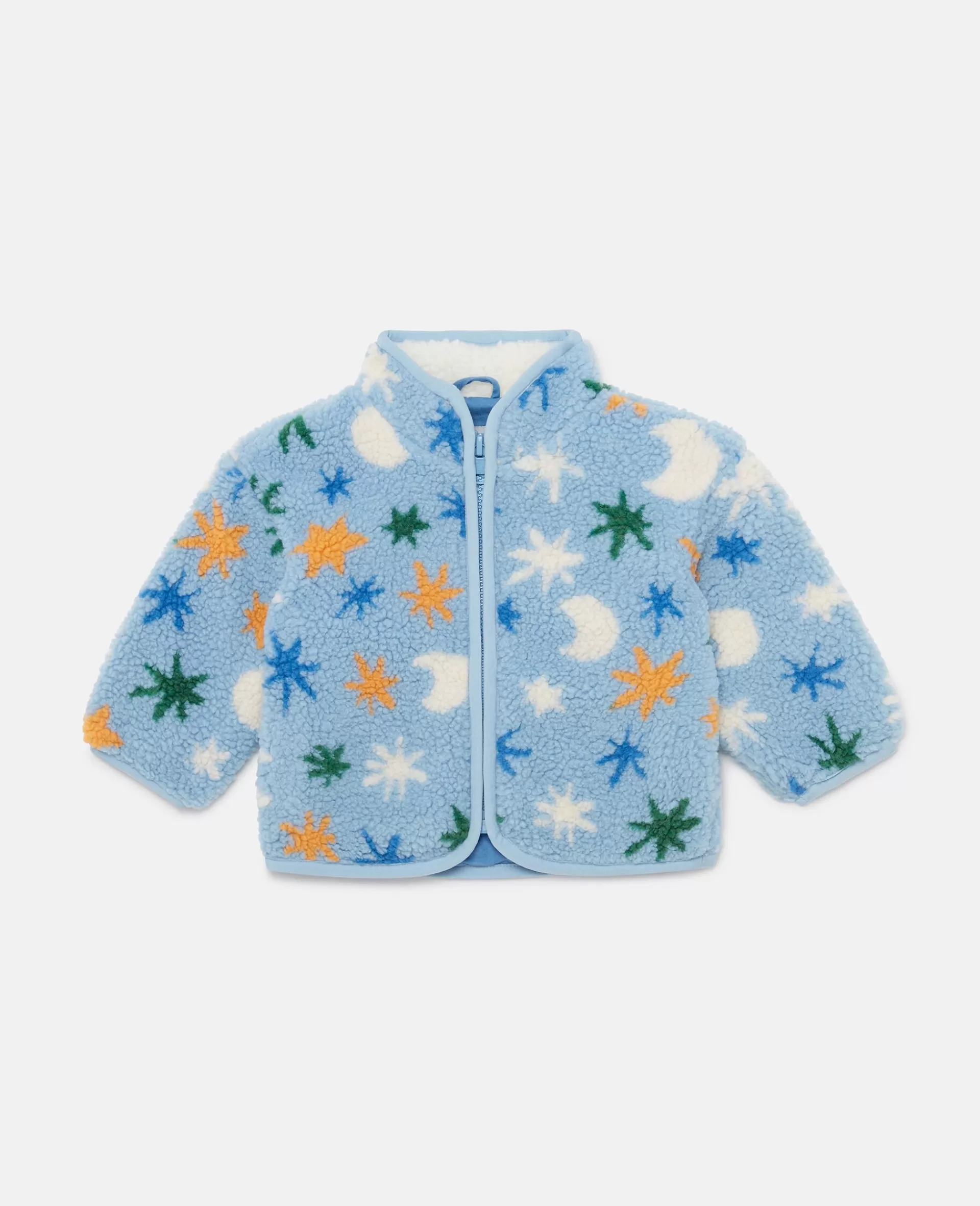 Hot Moon and Stars Pattern Fleece Kids/BOY Outerwear | Baby Boys