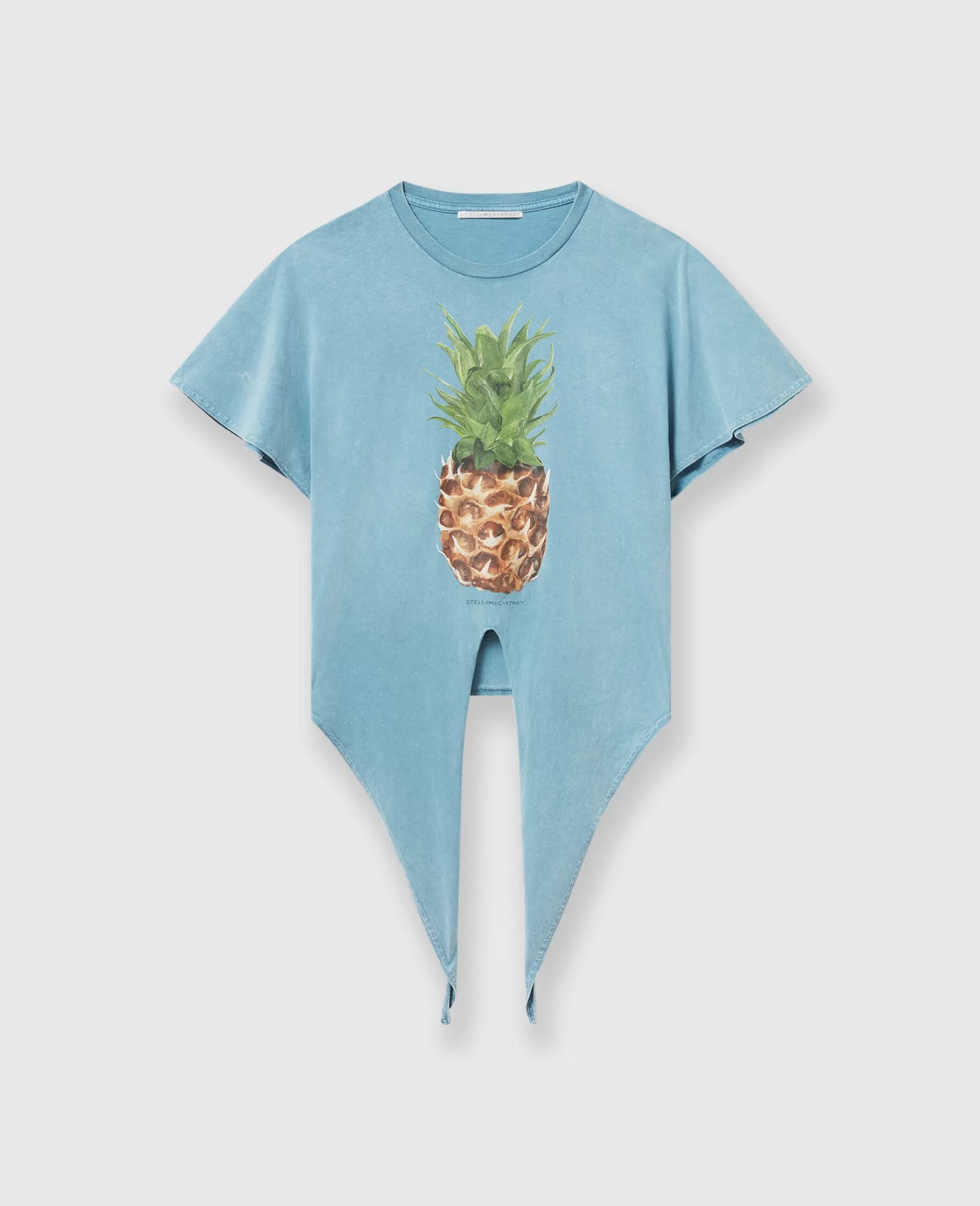 Cheap Pineapple Tie-front Cotton T-Shirt Women Sweatshirts And T-shirts