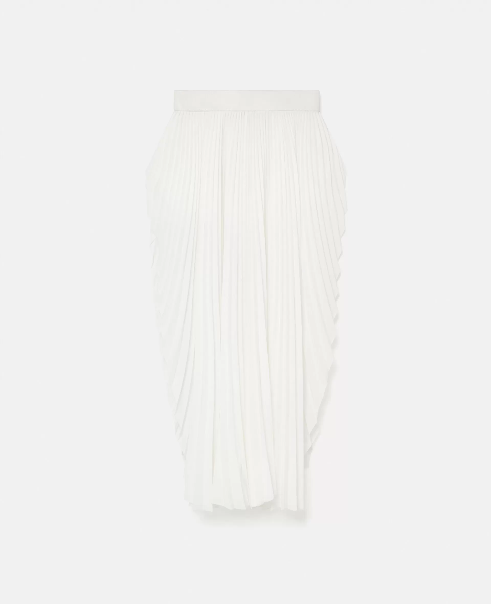 New Pleated Mid-Rise Maxi Skirt Women Skirts