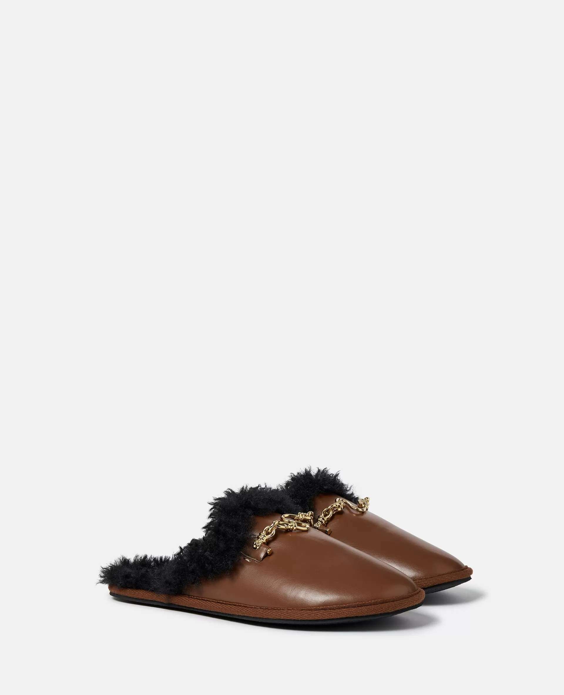 Outlet Ryder Backless Vegan Plush Teddy-Lined Loafers Women Flats | Flats