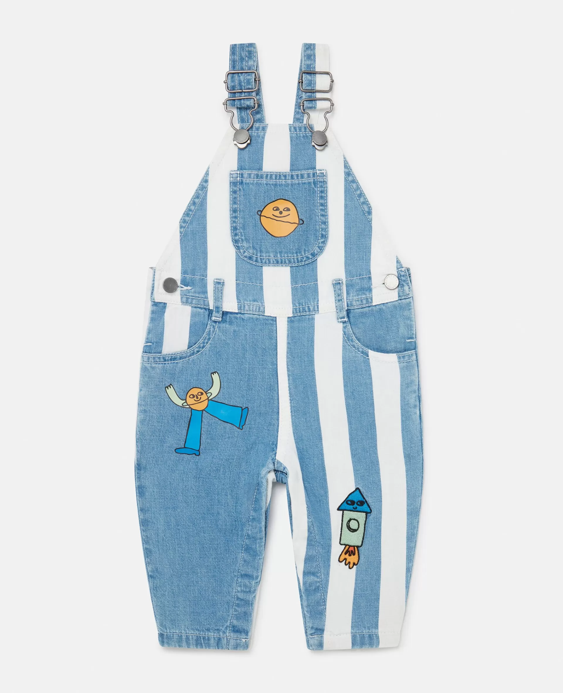 Store Space Embroidered Dungarees Kids/BOY Dresses & Jumpsuits | Baby Boys