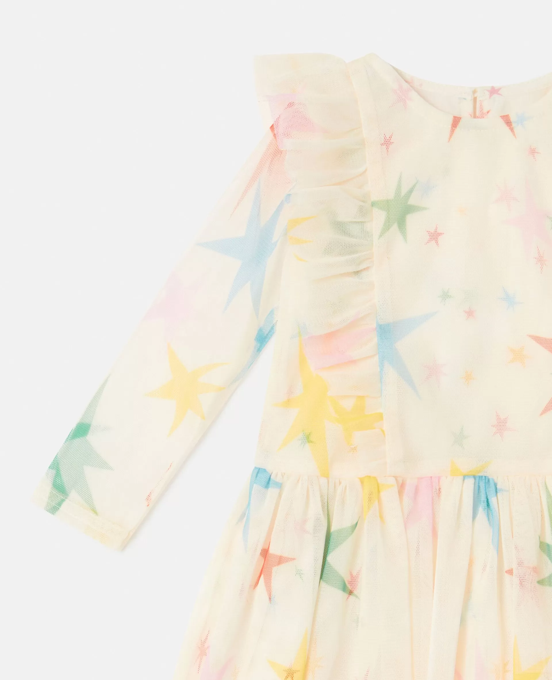 Fashion Star Pattern Frilled Tulle Dress Kids Dresses & Jumpsuits | Baby Girls