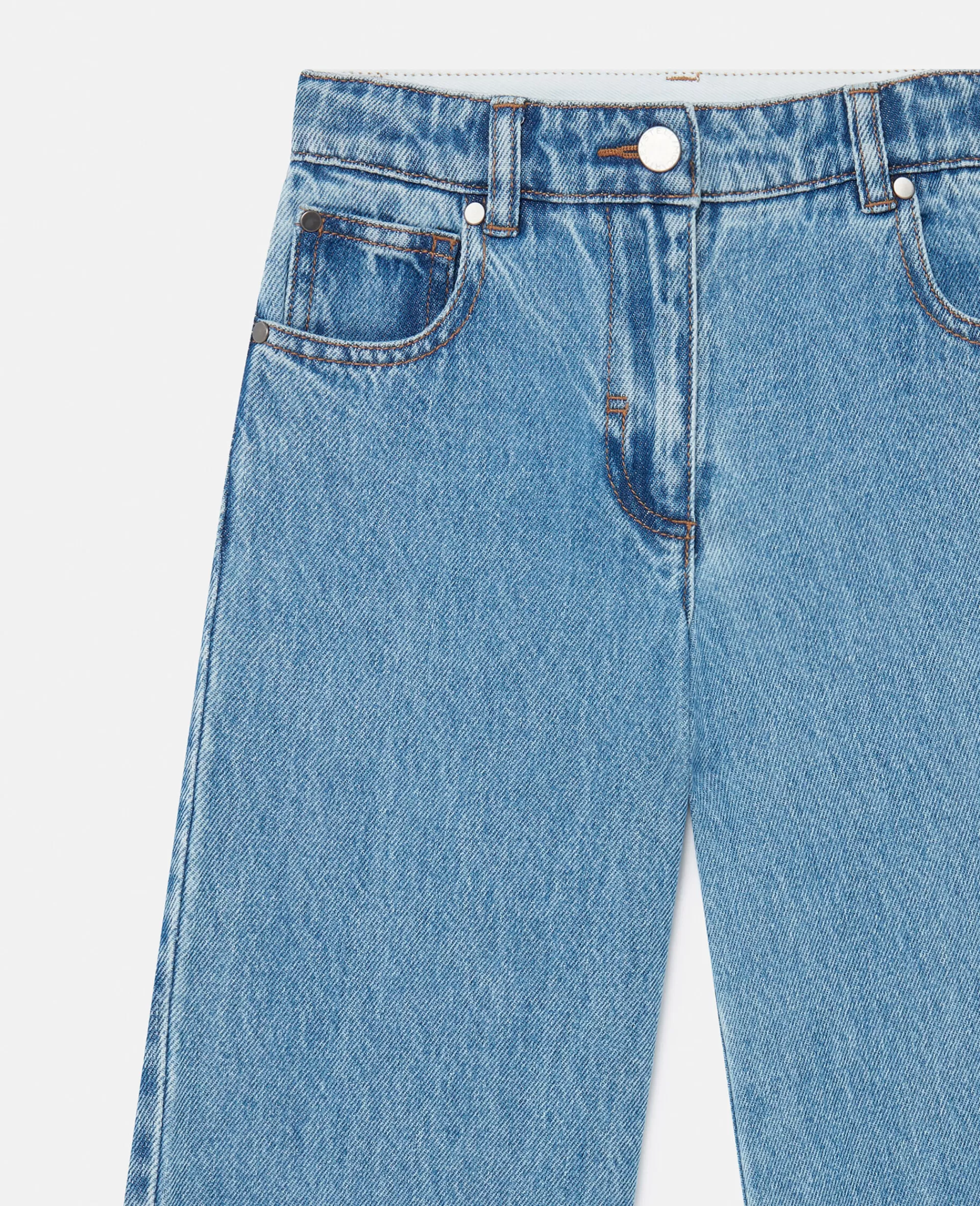 Clearance Vintage Wash Straight-Leg Denim Jeans Kids Pants & Shorts