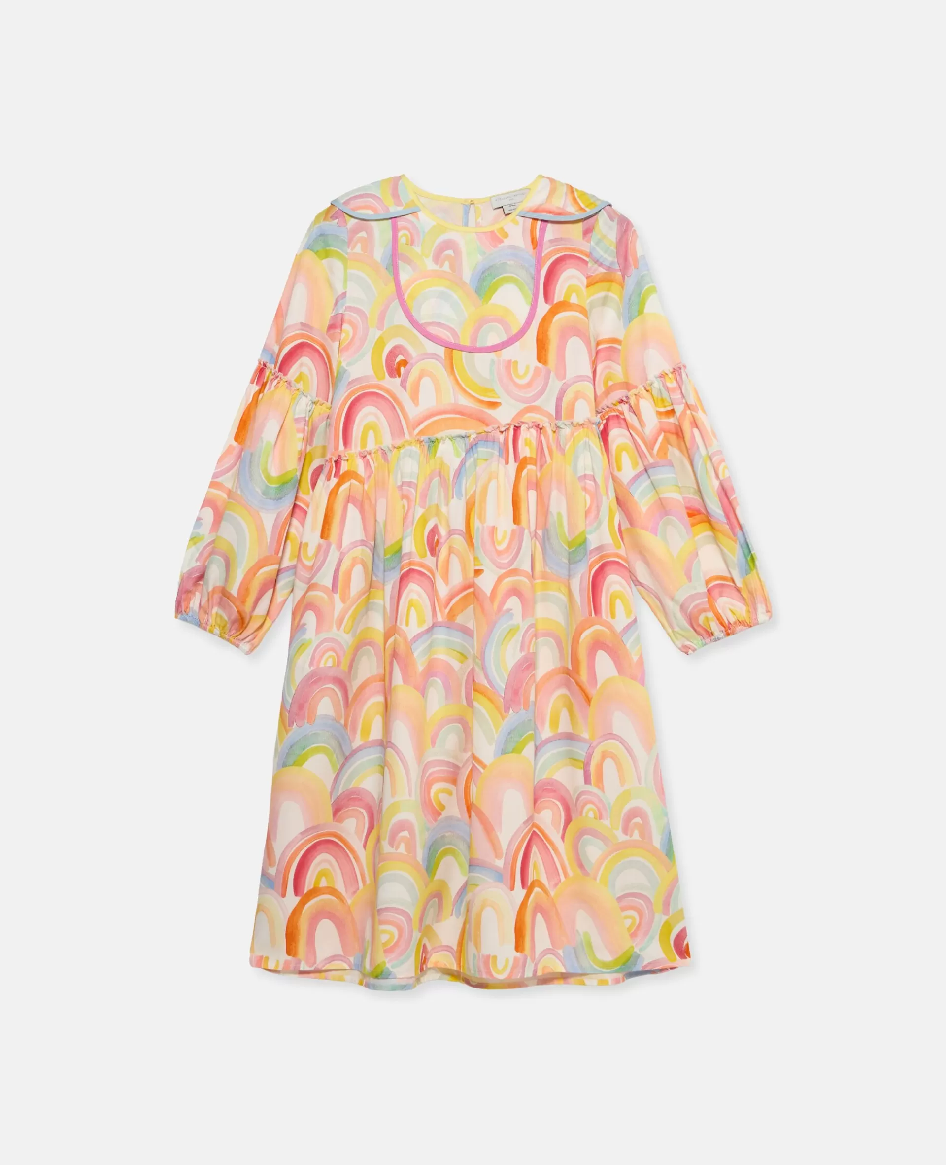 Flash Sale Watercolour Rainbow Print Skater Dress Kids Dresses & Jumpsuits